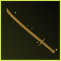 Gold katana