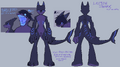 Reference sheet, including its previous concepts, by mystigaron.