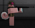 The M1A, being aimed by a player.