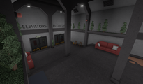A secondary view of the V3.1R Reception Room, featuring a small lobby.