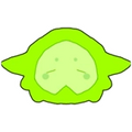 The Green Pup emoji, featuring green slime pup, available for all players.