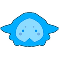 The Blue Pup emoji, featuring a blue slime pup, available for all players.