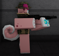 SPAS-12, being held by a player in an alternative, "prepared-to-fire" way.