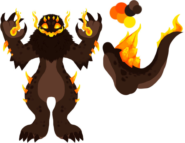 File:Flamingkaiju concept.png