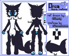 Concept Art of Orca Shork, by EtherealMimic, art by LilBnedy.