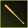 The gold bat. dropped randomly
