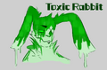 The Toxic Rabbit's initial concept art, showing it with a missing eye like Nuclear Rabbit, by Vik