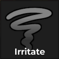 The Irritate emoji, used to symblose irritation.
