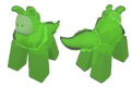 Full view of the Lime Slime Pup's character model.