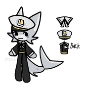 Concept Art of Captain Shark, by spranklekit.