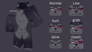 Concept Art of Vet Fed, featuring edited versions of Fed's faces, by Shadow183993.