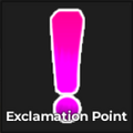 The Exclamation Point emoji, typically used to express a strong emotion or surprise.