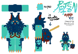 Concept Art of Poison Applekit, by KessterD.