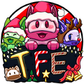 KP's previous Discord server Christmas icon, by N0T_T.