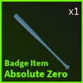 The Absolute Zero skin for the bat.