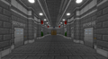 The April Fools version of the Security Hallway, with solid iron doors on its walls.