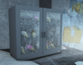 The freezer where Ice Cream may be obtained.