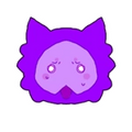 The Large Dono emoji, featuring a purple slime pup, available to those that donated 1,000 Robux.