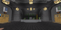 The April Fools version of the Reception room, now with blocky flora.